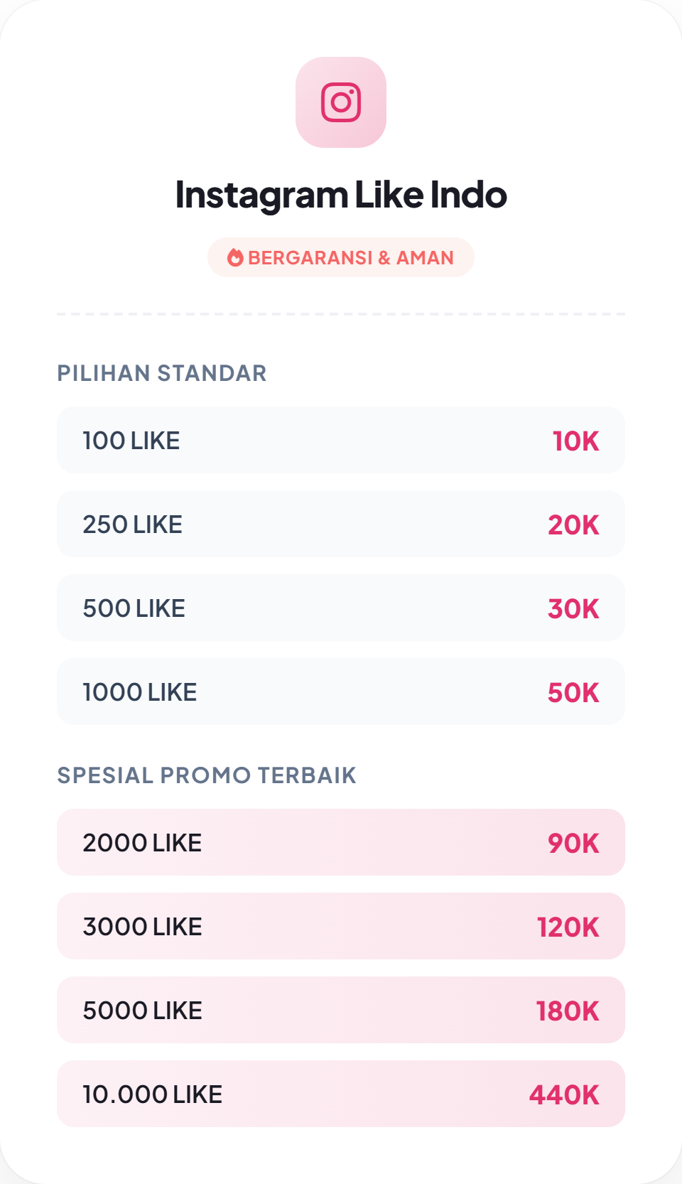 Instagram Like Indo