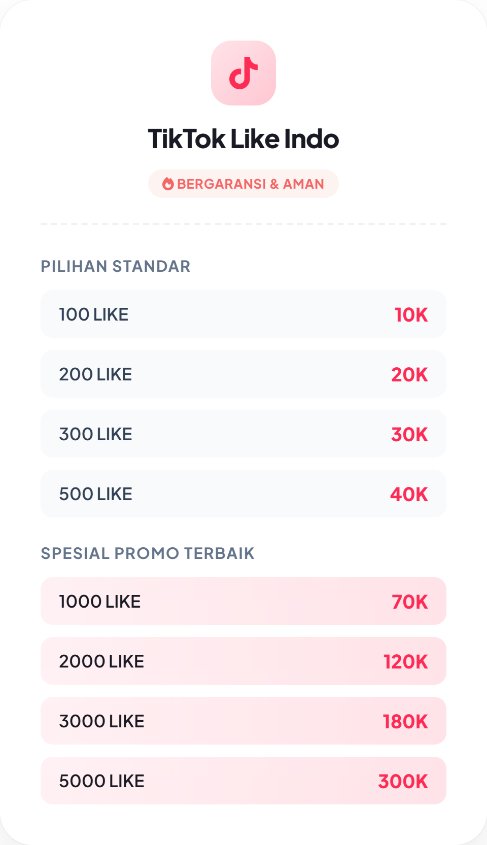 TikTok Like Indo